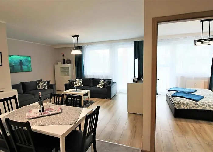Lägenhet Blizej Morza Deluxe Apartmenty